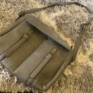 Grey crossbody bag,